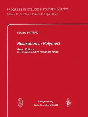 bokomslag Relaxation in Polymers