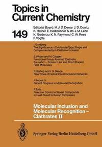 bokomslag Molecular Inclusion and Molecular Recognition - Clathrates II