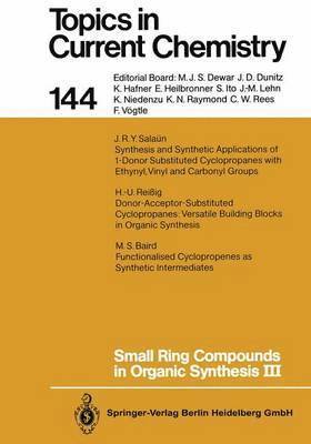 bokomslag Small Ring Compounds in Organic Synthesis III