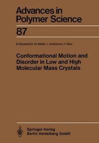 bokomslag Conformational Motion and Disorder in Low and High Molecular Mass Crystals