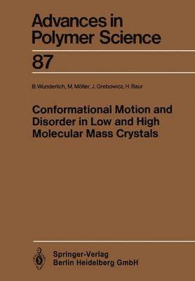 bokomslag Conformational Motion and Disorder in Low and High Molecular Mass Crystals