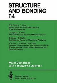 bokomslag Metal Complexes with Tetrapyrrole Ligands I