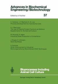 bokomslag Bioprocesses Including Animal Cell Culture