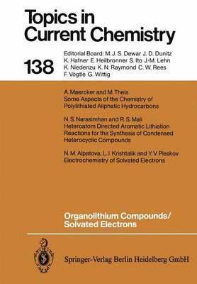 bokomslag Organolithium Compounds/Solvated Electrons