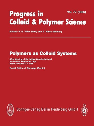 bokomslag Polymers as Colloid Systems