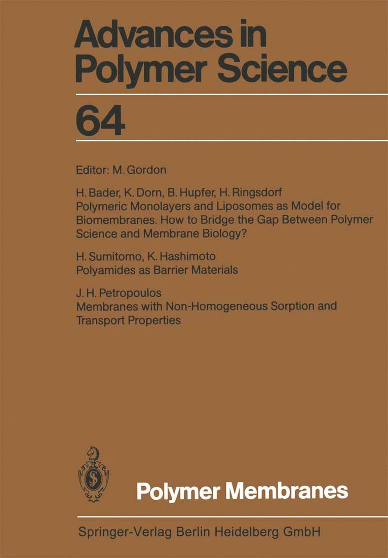 Polymer Membranes