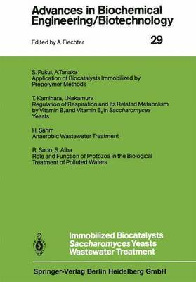 bokomslag Immobilized Biocatalysts Saccharomyces Yeasts Wastewater Treatment