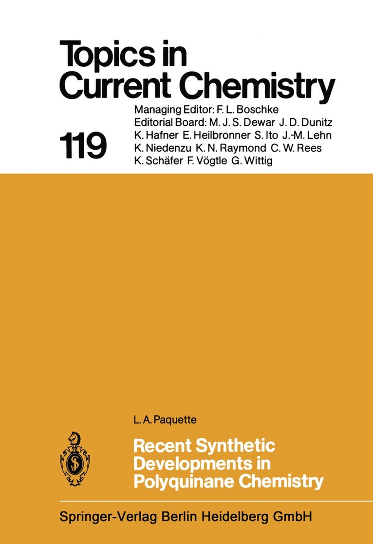 L.A. Paquette, L. a. Paquette, L. A. Paquette - Recent Synthetic Developments in Polyquinane Chemistry, Häftad