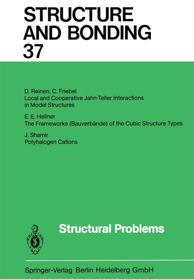 Xue Duan, Lutz H. Gade, Gerard Parkin, Kenneth R. Poeppelmeier, Fraser Andrew Armstrong, Mikio Takano, David Michael P. Mingos - Structural Problems, Häftad