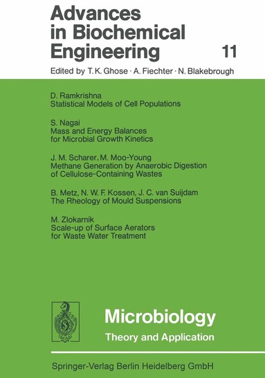 T. K. Ghose, A. Fiechter, N. Blakebrough - Advances in Biochemical Engineering, Häftad
