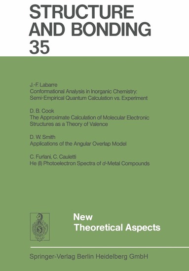 J.-F. Labarre, D. B. Cook, D. W. Smith, C. Furlani, C. Cauletti - New Theoretical Aspects, Häftad