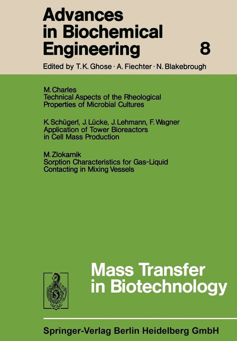 Advances in Biochemical Engineering 1