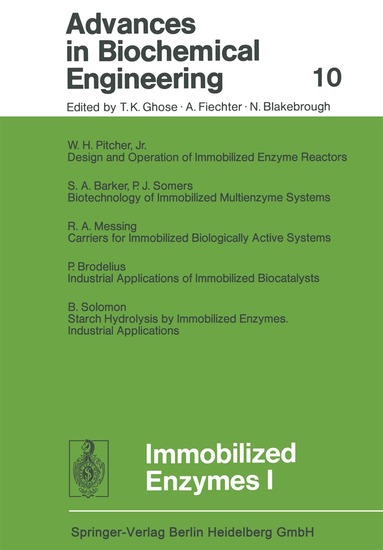 T. K. Ghose, A. Fiechter, N. Blakebrough - Immobilized Enzymes I, Häftad
