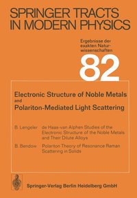 bokomslag Electronic Structure of Noble Metals and Polariton-Mediated Light Scattering