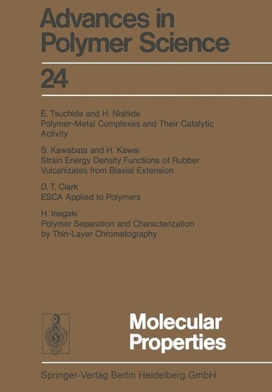 bokomslag Molecular Properties