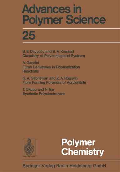 Akihiro Abe, Ann-Christine Albertsson, Karel Dusek, Jan Genzer, Shiro Kobayashi, Kwang-Sup Lee, Ludwik Leibler, Timothy E. Long, Ian Manners, Martin Möller, Eugene M. Terentjev, Maria J. Vicent, Brigitte Voit, Ulrich Wiesner - Polymer Chemistry, Häftad