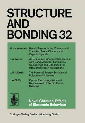 Novel Chemical Effects of Electronic Behaviour 1