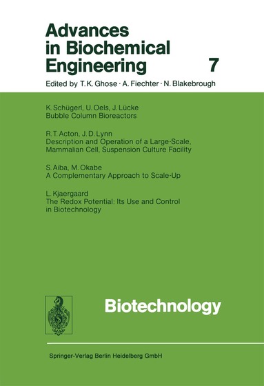 Karl Schügerl, T. Scheper, Shimshon Belkin, Isao Endo, Man Bock Gu, Wei Shou Hu, Bo Mattiasson, Jens Nielsen, Gregory N. Stephanopoulos, Roland Ulber, An-Ping Zeng, Jian-Jiang Zhong, Weichang Zhou - Biotechnology, Häftad