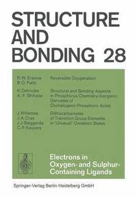 bokomslag Electrons in Oxygen- and Sulphur Containing Ligands