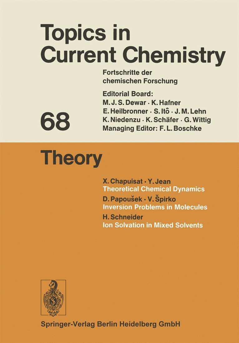Kendall N. Houk, Christopher A. Hunter, Michael J. Krische, Jean-Marie Lehn, Steven V. Ley, Massimo Olivucci, Joachim Thiem, Margherita Venturi, Pierre Vogel, Chi-Huey Wong, Henry N. C. Wong, Hisashi Yamamoto - Theory, Häftad