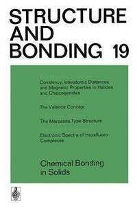 bokomslag Chemical Bonding in Solids