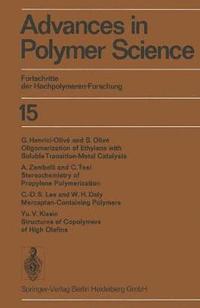 bokomslag Advances in Polymer Science / Fortschritte der Hochpolymeren-Forschung
