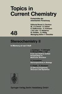bokomslag Stereochemistry II