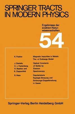 Springer Tracts in Modern Physics 1