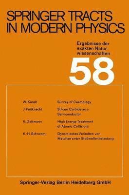 bokomslag Springer Tracts in Modern Physics