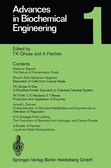 T. K. Ghose, A. Fiechter - Advances in Biochemical Engineering, Häftad
