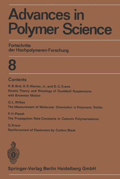 bokomslag Advances in Polymer Science