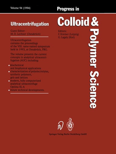 M.D. Lechner - Ultracentrifugation, Häftad