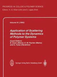 bokomslag Application of Scattering Methods to the Dynamics of Polymer Systems