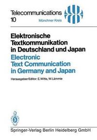 bokomslag Elektronische Textkommunikation in Deutschland und Japan / Electronic Text Communication in Germany and Japan