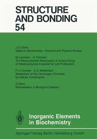 bokomslag Inorganic Elements in Biochemistry