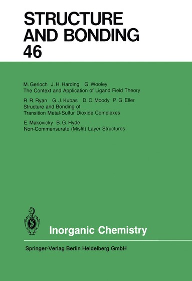 Xue Duan, Lutz H. Gade, Gerard Parkin, Kenneth R. Poeppelmeier, Fraser Andrew Armstrong, Mikio Takano, David Michael P. Mingos - Inorganic Chemistry, Häftad
