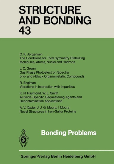 Xuan Duan, Lutz H. Gade, Gerard Parkin, Kenneth R. Poeppelmeier, Fraser Andrew Armstrong, Mikko Takano, David Michael P. Mingos - Bonding Problems, Häftad