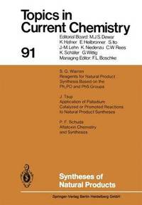 bokomslag Syntheses of Natural Products