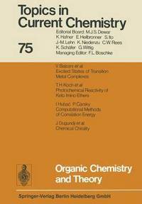 bokomslag Organic Chemistry and Theory
