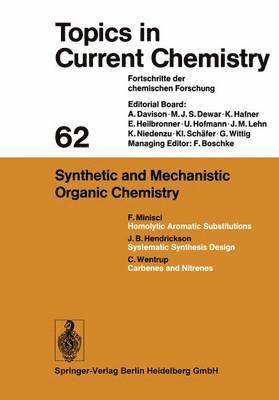 Synthetic and Mechanistic Organic Chemistry 1