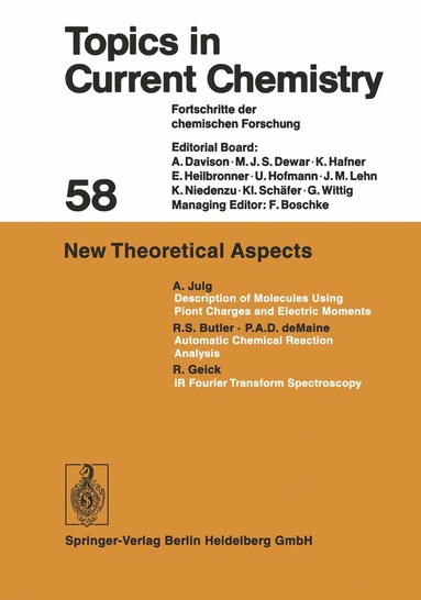 Kendall N. Houk, Christopher A. Hunter, Michael J. Krische, Jean-Marie Lehn, Steven V. Ley, Massimo Olivucci, Joachim Thiem, Margherita Venturi, Pierre Vogel, Chi-Huey Wong, Henry N. C. Wong, Hisashi Yamamoto - New Theoretical Aspects, Häftad