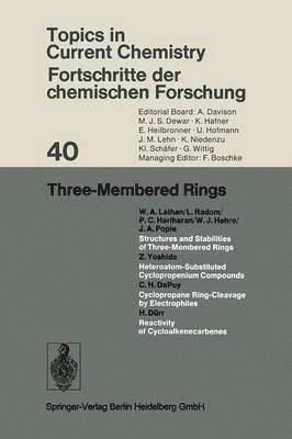 bokomslag Three-Membered Rings