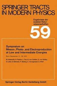 bokomslag Symposium on Meson-, Photo-, and Electroproduction at Low and Intermediate Energies