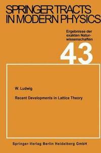 bokomslag Recent Developments in Lattice Theory