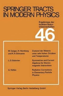 Springer Tracts in Modern Physics 1