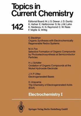 Electrochemistry I 1