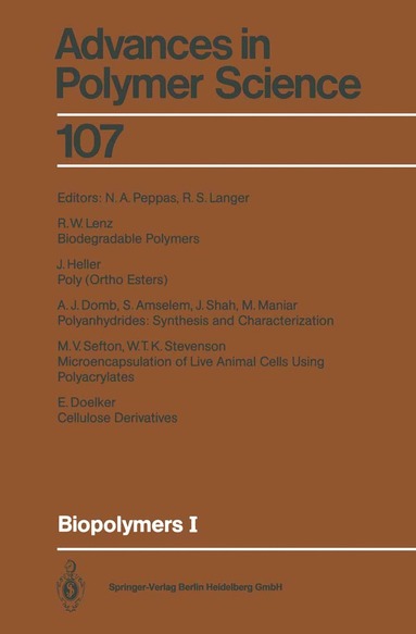 bokomslag Biopolymers I