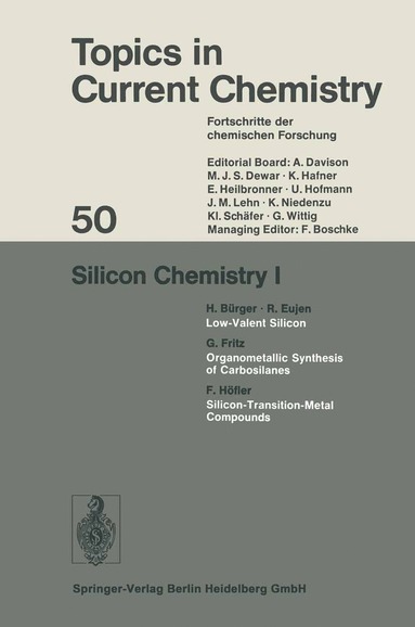 bokomslag Silicon Chemistry I