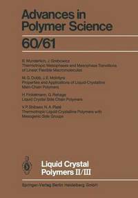 bokomslag Liquid Crystal Polymers II/III