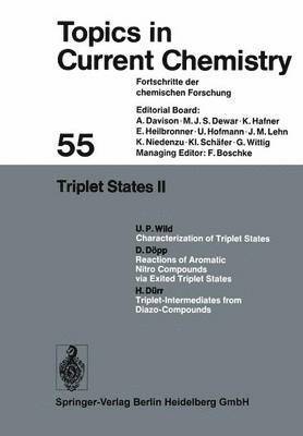 bokomslag Triplet States II